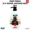 Shower gel, case of 12 x 1000ml bottles — wholesale bulk for UK businesses