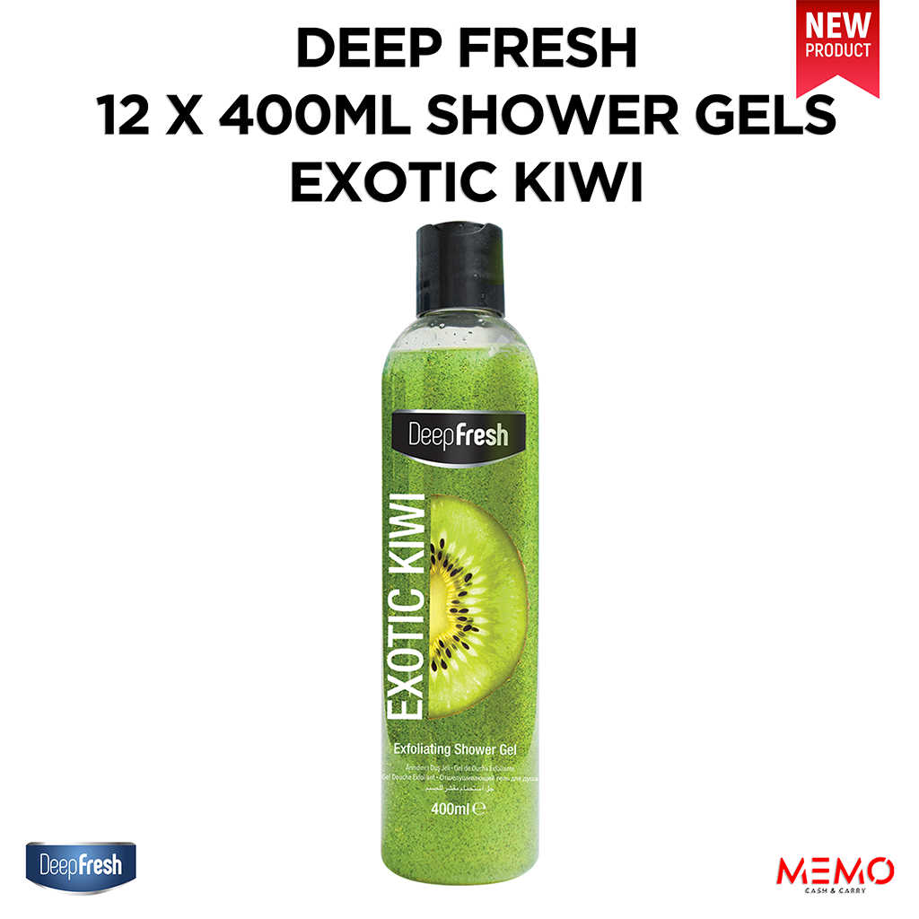 Shower gel, case of 12 x 400ml bottles — wholesale bulk for UK businesses