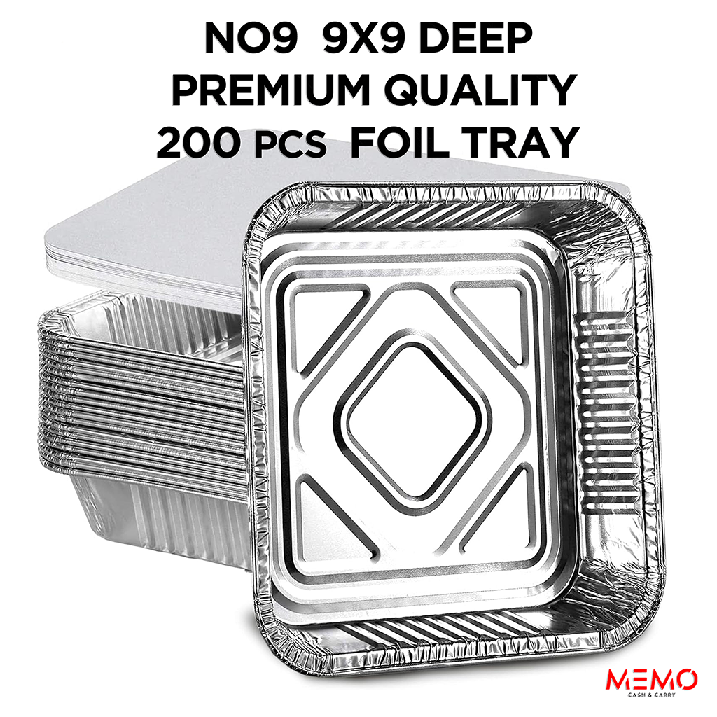 Food containers, case of 9 packs (200 per pack) — wholesale bulk for UK businesses
