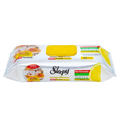 Sleepy Easy Clean Lemon Oil kitchen wet towels — 12 x 50 case, lemon oil degreaser, UK wholesale