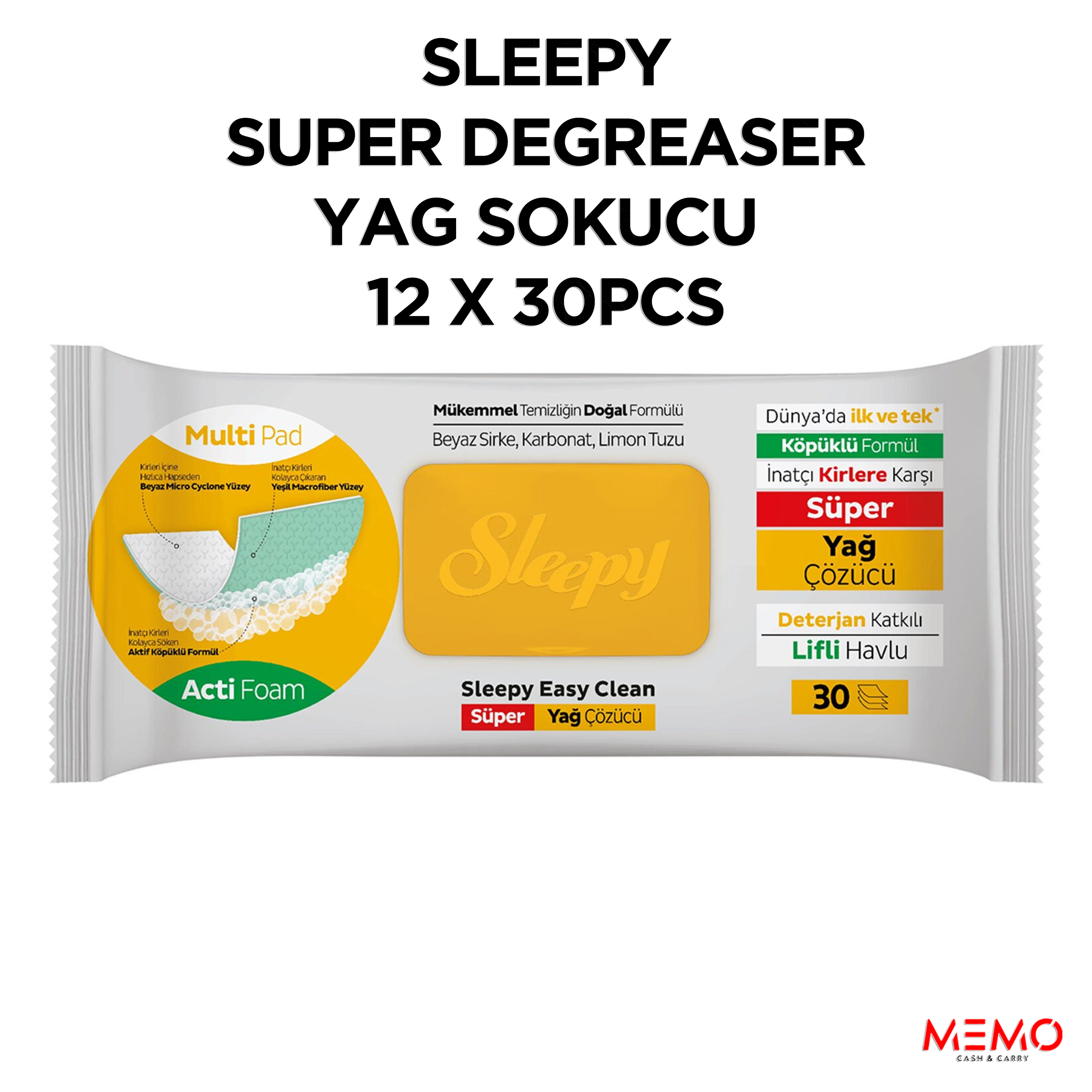 Wet wipes, case of 12 packs (30 per pack) — wholesale bulk for UK businesses