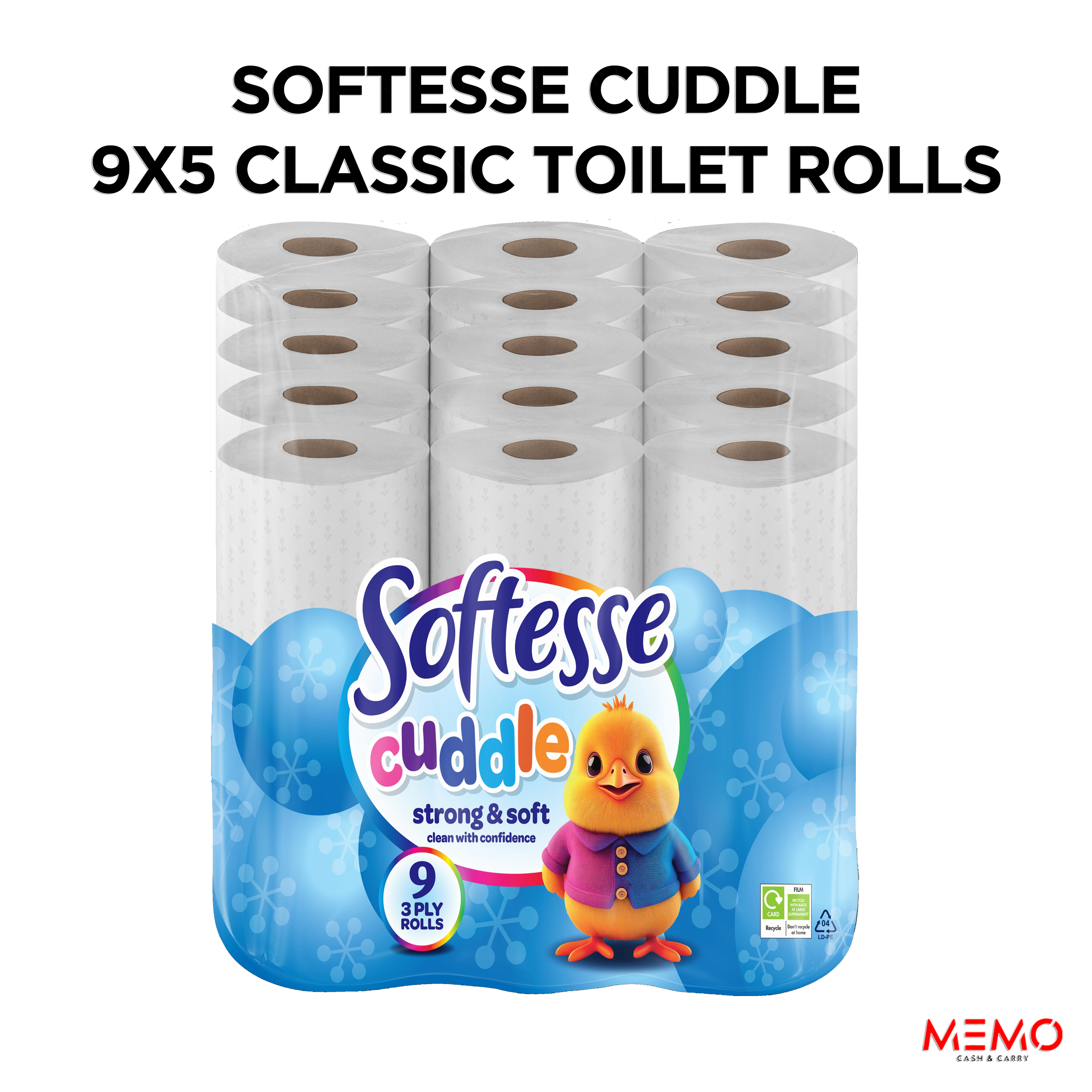 Toilet rolls, pack of 45 rolls — wholesale bulk for UK businesses