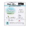 Sleepy Bio Natural Baby Nappies Size 4 Maxi — 82 pcs pack, 7-16kg, dermatologically tested, UK wholesale nappies