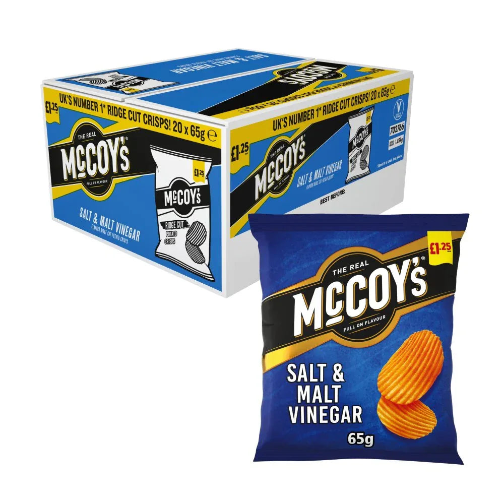 Crisps, pack of 20 — wholesale bulk for UK businesses