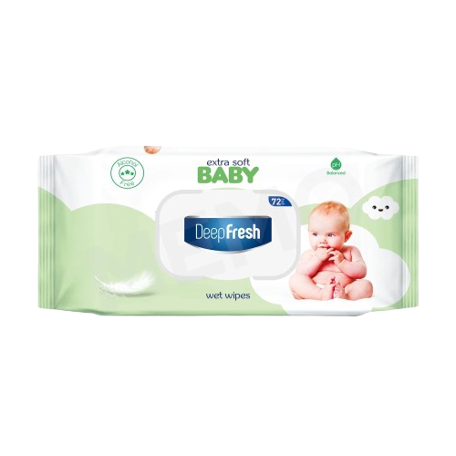 Deep Fresh Extra Soft Green Baby Wipes – 24 Packs x 72 Wipes