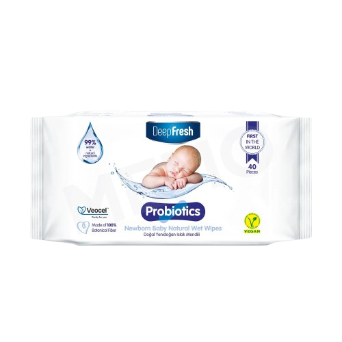 Deep Fresh 99% Water Probiotic Baby Wipes – 18 Packs x 40 Wipes