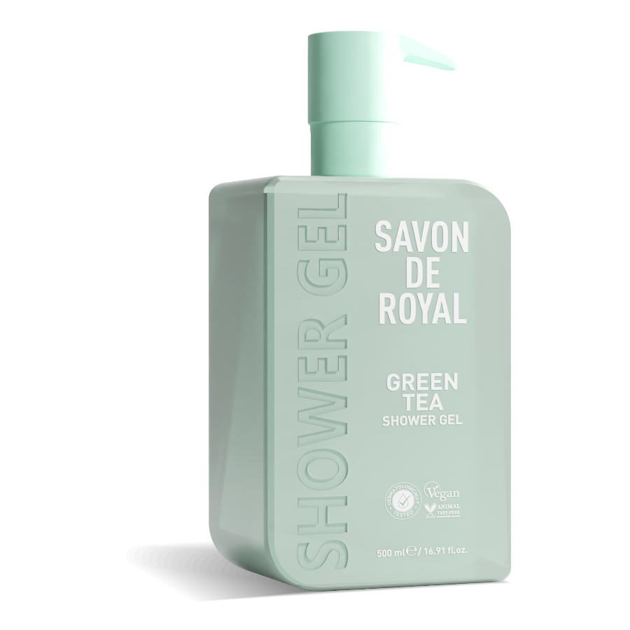 Savon de Royal Miracle Shower Gel Green Tea — 12 x 500ml luxury body wash, refreshing green tea fragrance, UK wholesale