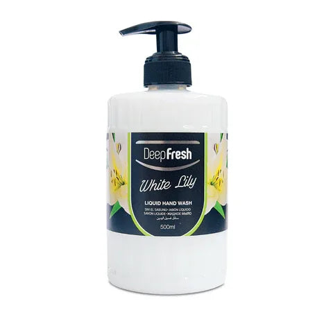 Deep Fresh Hand Soap Romance Liquid - White Lily  (500ml X 12 Packs)