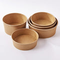 Kraft food bowls, 500ml — wholesale bulk for UK businesses