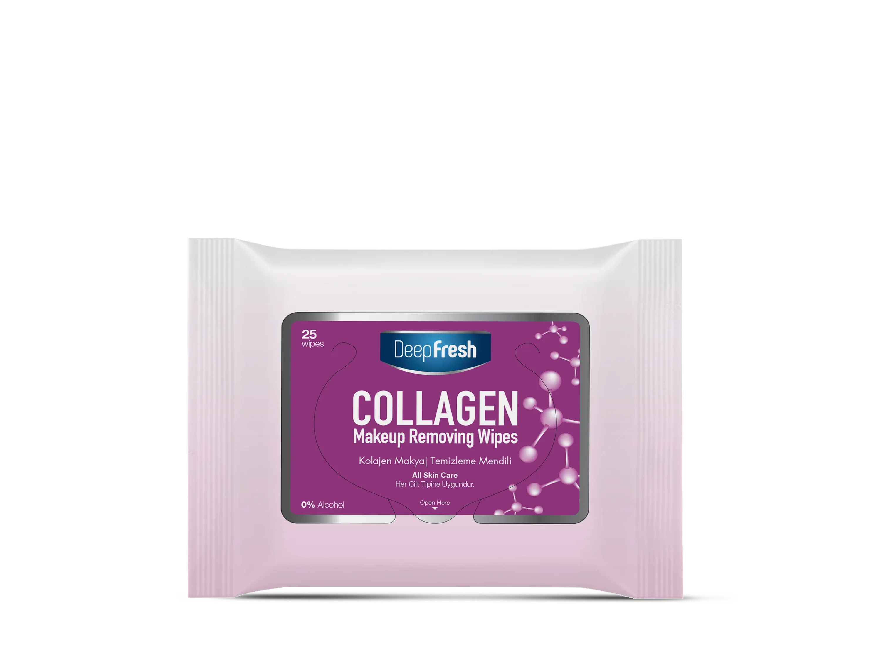 Cotton pads in Collagen fragrance, case of 48 packs (25 per pack) — wholesale bulk for UK businesses