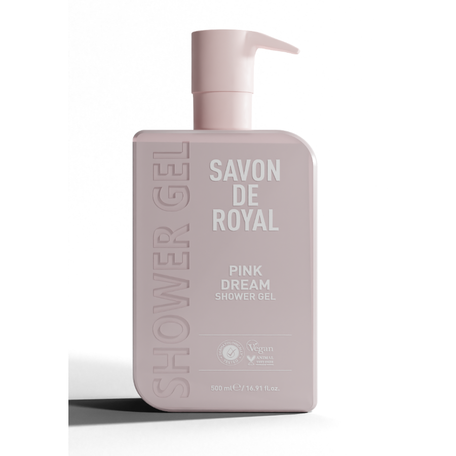 Savon de Royal Miracle Shower Gel Pink Dream — 12 x 500ml luxury body wash, premium floral fragrance, UK wholesale for hotels and spas