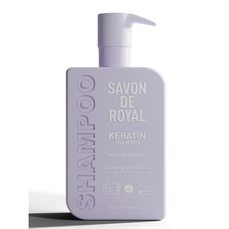 Shampoo in Keratin fragrance, case of 12 x 500ml bottles — wholesale bulk for UK businesses