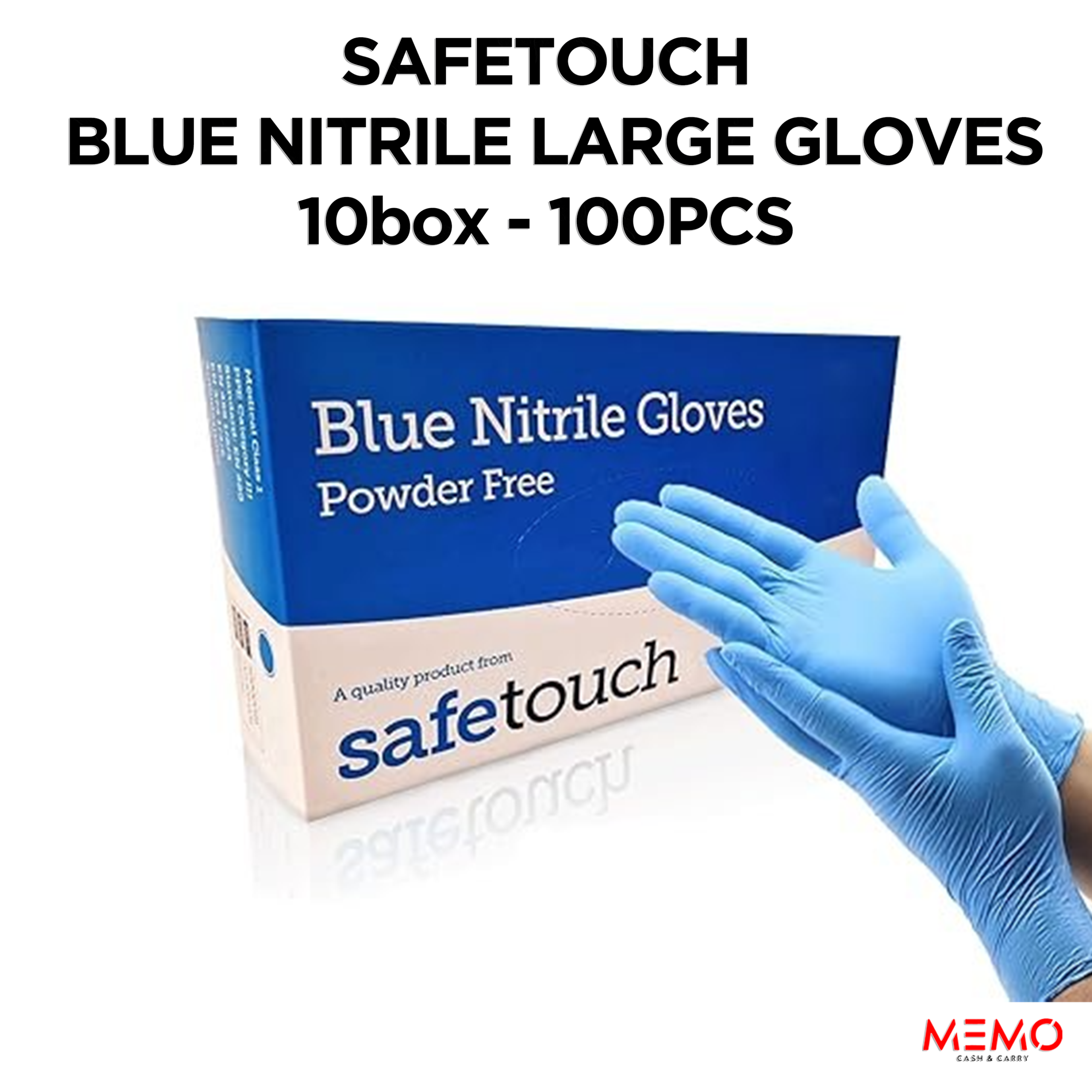 Disposable gloves, case of 10 packs (100 per pack) — wholesale bulk for UK businesses
