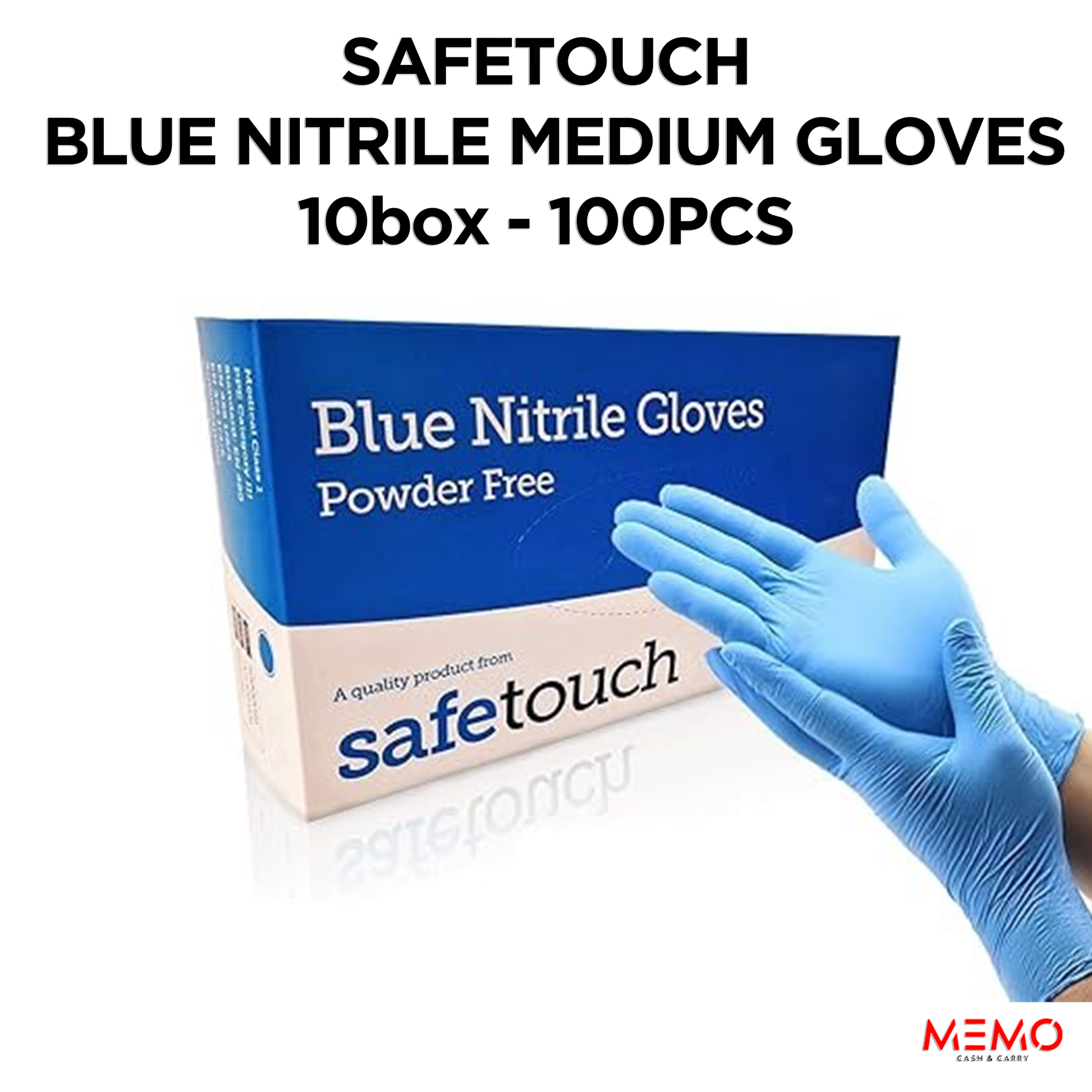 Disposable gloves, case of 10 packs (100 per pack) — wholesale bulk for UK businesses