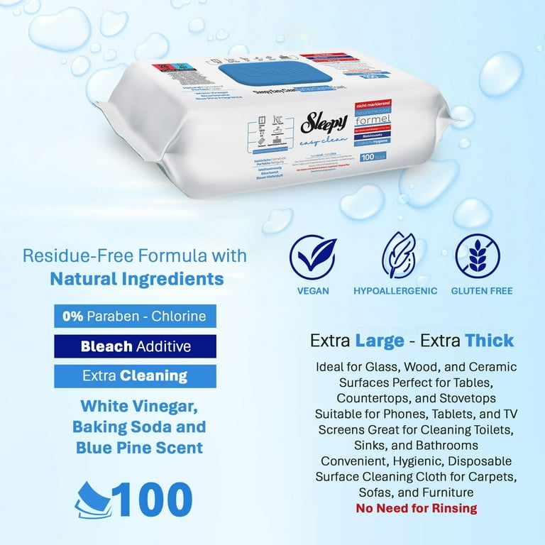 Wet wipes, case of 6 packs (100 per pack) — wholesale bulk for UK businesses