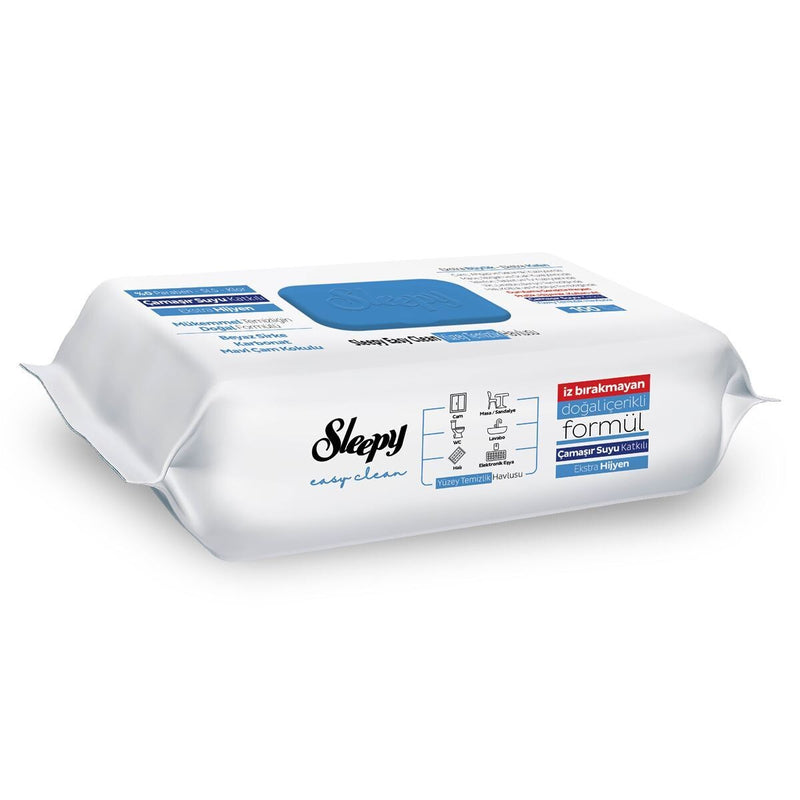 Sleepy Easy Clean Bleach Scented Multi Surface Cleaning Wipes – 6 Packs x 100 Wipes