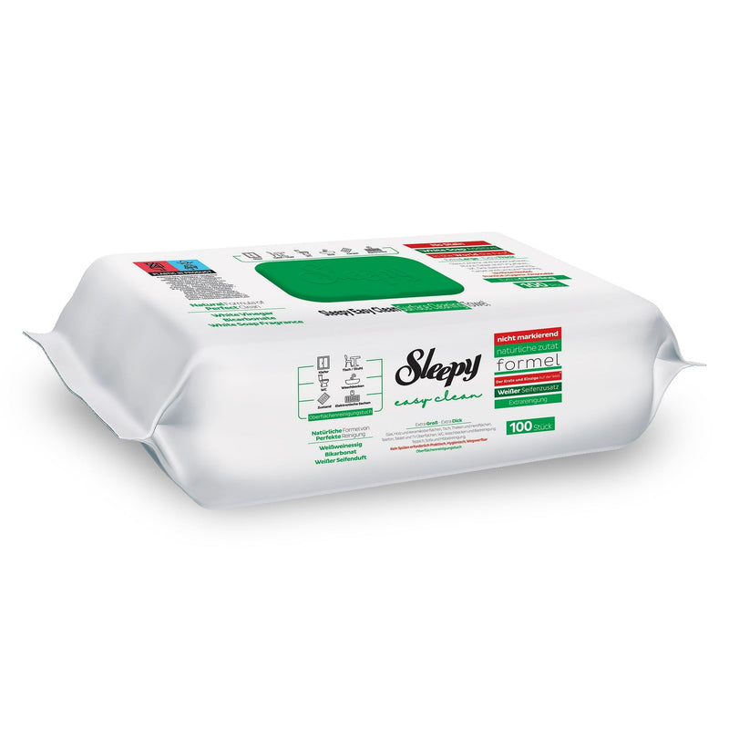 Sleepy Easy Clean White Soap Multi Surface Cleaning Wipes – 6 Packs x 100 Wipes