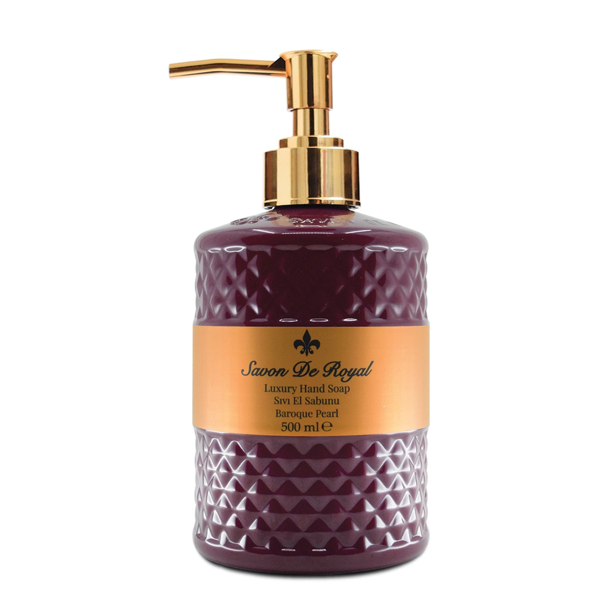 Liquid hand soap in Baroque Pearl fragrance, case of 12 x 500ml bottles — wholesale bulk for UK businesses
