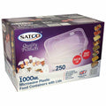 Food containers, case of 250 x 1000ml bottles — wholesale bulk for UK businesses