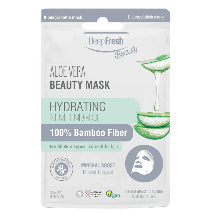 Face mask in Aloe fragrance, pack of 24 — wholesale bulk for UK businesses
