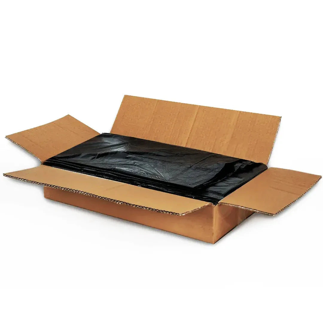 Compactor Loose Bin Bags — 1 x 100 pcs case, heavy-duty industrial bin liners for compactor units, UK wholesale
