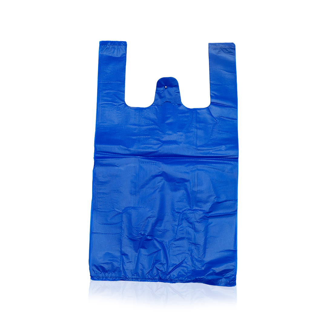 New York Vest Carrier Bags 11x17x21 — 1000 unit case, medium-size vest carriers, UK wholesale for retail and takeaways